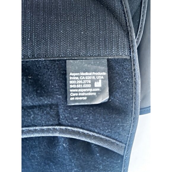 XL Back Brace Lower Lumbar Adjustable Support Belt Evergreen By Aspen 41-48" W - Picture 5 of 5